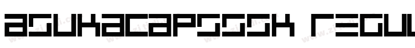 AsukaCapsSSK Regular字体转换